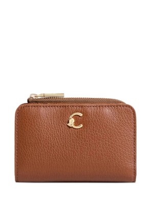 Coccinelle C-Me zipped leather wallet - Brown
