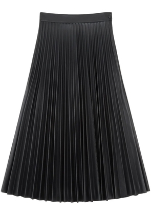 MM6 Maison Margiela pleated midi skirt - Black