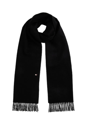 Tommy Hilfiger fringed scarf - Black