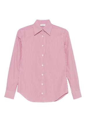 Mazzarelli Gea striped button-down shirt - Red