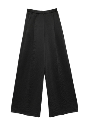 Forte Forte pleated cupro trousers - Black