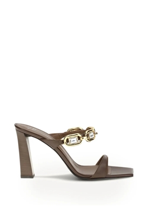Giuseppe Zanotti Muse chain-embellished sandals - Brown