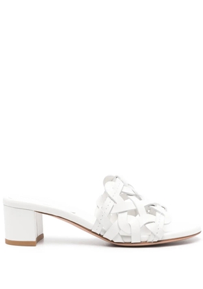 Gianvito Rossi 55mm leather sandals - White