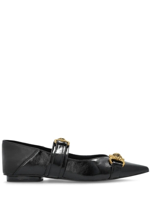 Kurt Geiger London Mansion leather ballet flats - Black