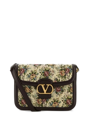 Valentino Garavani jacquard 9TO5 crossbody bag - Neutrals