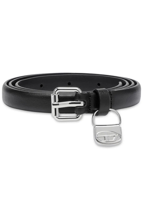 Diesel B-Charm leather belt - Black