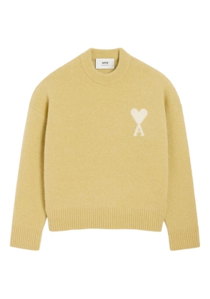 AMI Paris Ami De Coeur crew-neck sweater - Green