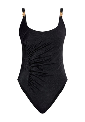 Versace ruched-detail swimsuit - Black