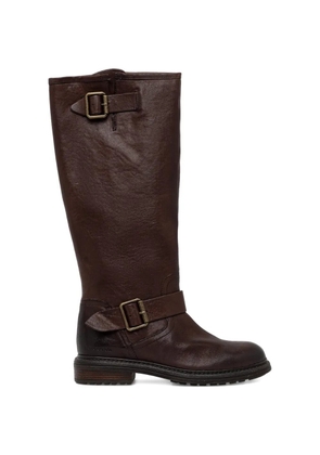 Marc O'Polo buckle-fastening boots - Brown