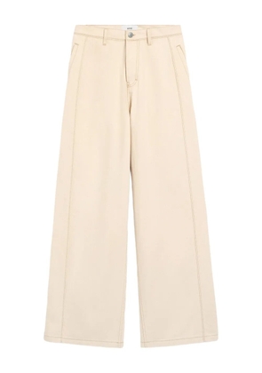AMI Paris Wide Fit cotton jeans - Neutrals
