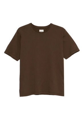 KHAITE round-neck cotton T-shirt - Brown