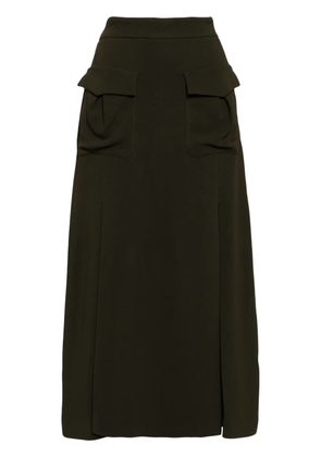 Elie Saab Cady midi skirt - Green
