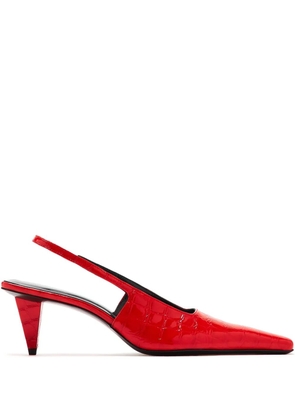 Jude 65mm Iris pumps - Red