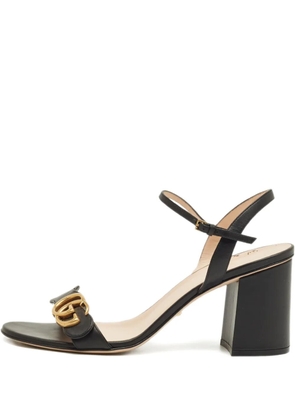 Gucci Pre-Owned GG Marmont leather sandals - Black