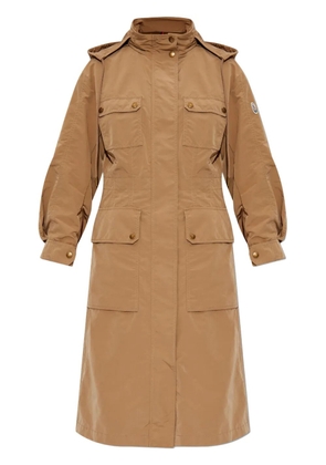 Moncler Nantes parka coat - Brown