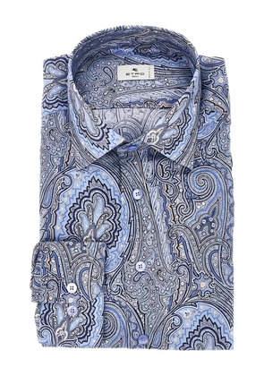 ETRO paisley-print shirt - Blue