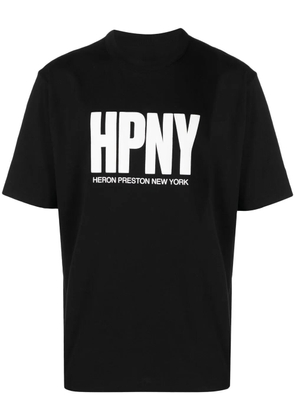 Heron Preston logo-print organic cotton T-shirt - Black