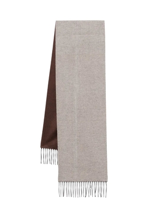D4.0 logo-patch scarf - Brown