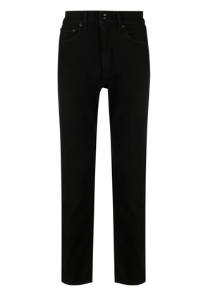 rag & bone mid-rise slim-cut jeans - Black