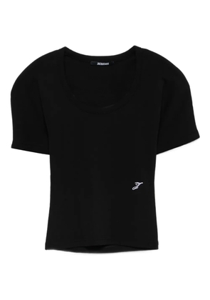 Jacquemus The Espiral scoop-neck T-shirt - Black