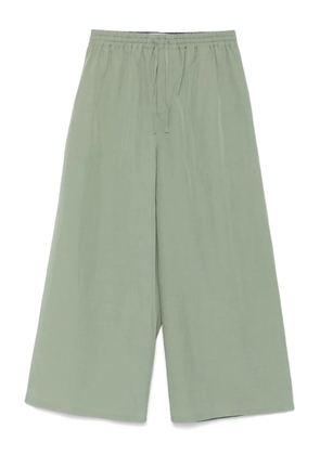LOEWE Anagram-patch trousers - Green