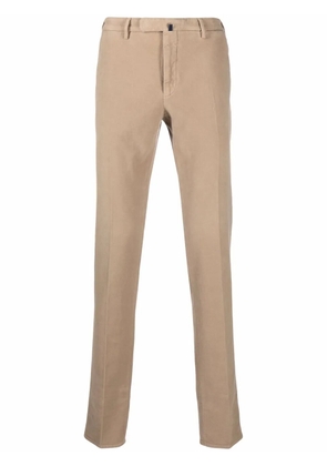Incotex slim-fit cotton trousers - Neutrals