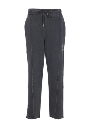 Family First print side-seam track pants - Black