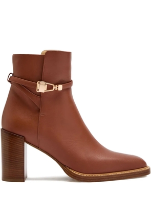 Gabriela Hearst 95mm Nina leather boots - Brown
