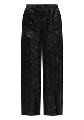 Kenzo silk-blend straight pants - Black