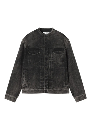 Lanvin acid-wash cotton jacket - Black
