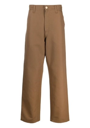 Carhartt WIP cargo-pockets organic-cotton trousers - Brown