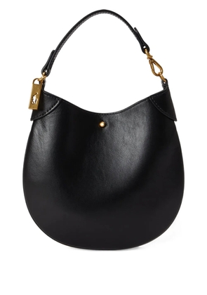 Polo Ralph Lauren leather Pony-plaque shoulder bag - Black