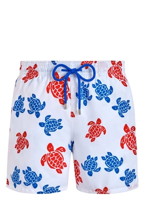 Vilebrequin Ronde des Tortues swim shorts - White