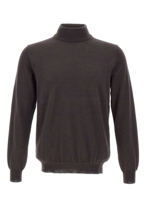 Kangra turtleneck ribbed-cuff sweater - Brown