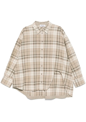 The Attico Eliza shirt - Neutrals