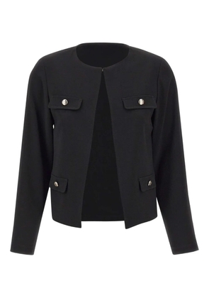 ELENA MIRO` button-details jacket - Black