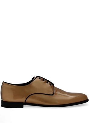 Dolce & Gabbana bronze derby shoes - Brown
