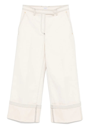 Thom Browne belted wide-leg jeans - Neutrals