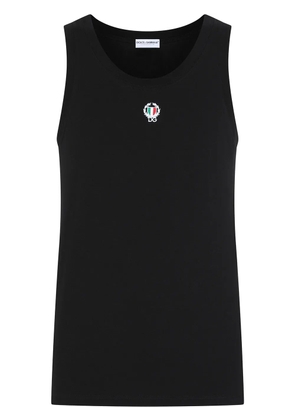 Dolce & Gabbana iembroidered tank top - Black