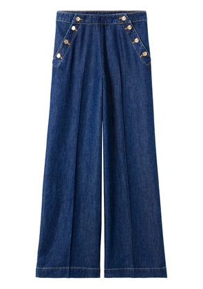 Claudie Pierlot wide-leg sailor trousers - Blue