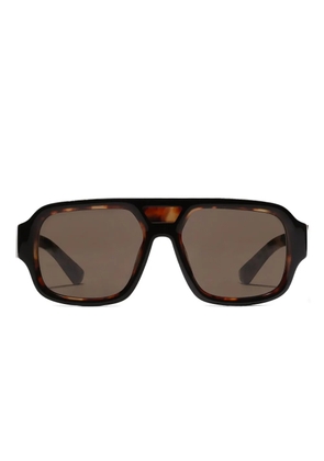 Dolce & Gabbana Eyewear Sartoriale square-frame sunglasses - Brown