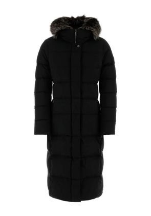 Moorer fur-trim down jacket - Black