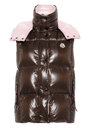 Moncler Luzule vest - Brown