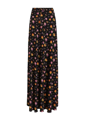 Dolce & Gabbana floral maxi skirt - Black