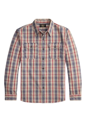 Ralph Lauren RRL checked cotton shirt - Blue