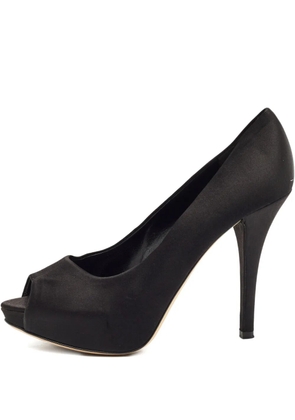 Dolce & Gabbana Pre-Owned peep-toe platform pumps - Black