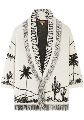 Alanui Icon cashmere-blend cardigan - White