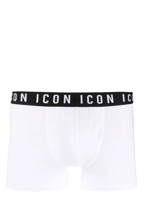 DSQUARED2 Icon logo-waistband briefs - White