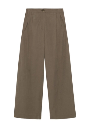Simkhai pleated button-fastening trousers - Brown