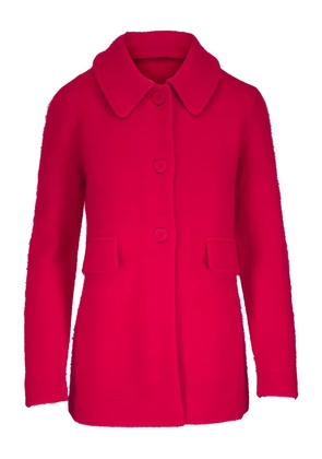 Dorothee Schumacher Fluffy Statements flap-pocket coat - Red